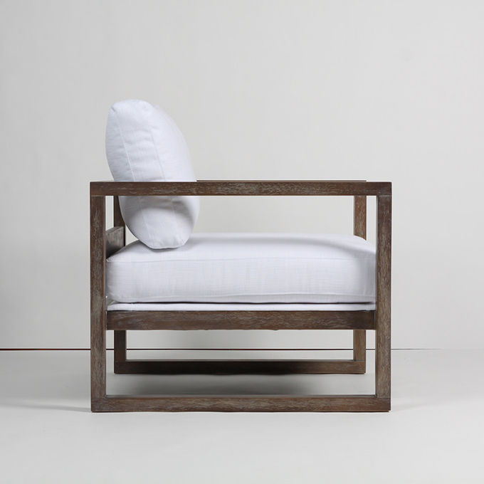 Hogar moderno de la sala de estar de Sofa Single Double For Bedroom del ocioso 3
