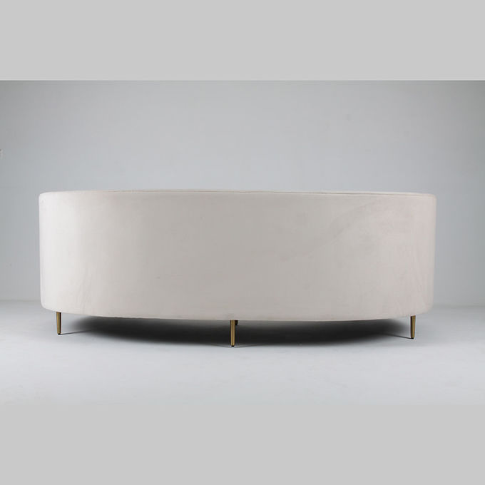 La sala de estar interior de los muebles curvó a Sofa Unfolded Modern Fashion 3