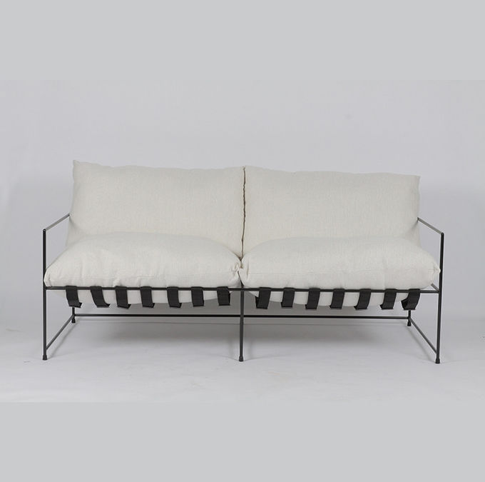 Paño perezoso Art Iron Art Loveseat Sofa para leer el lujo de la luz del ocio 1