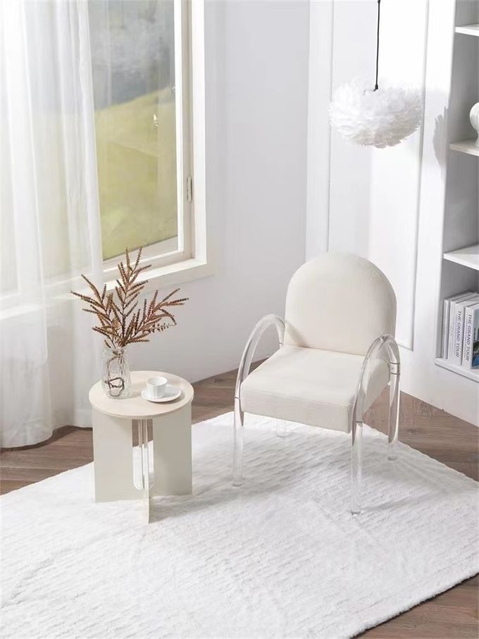 Decoración casera de lujo del comedor de la luz contemporánea de acrílico de la silla 1