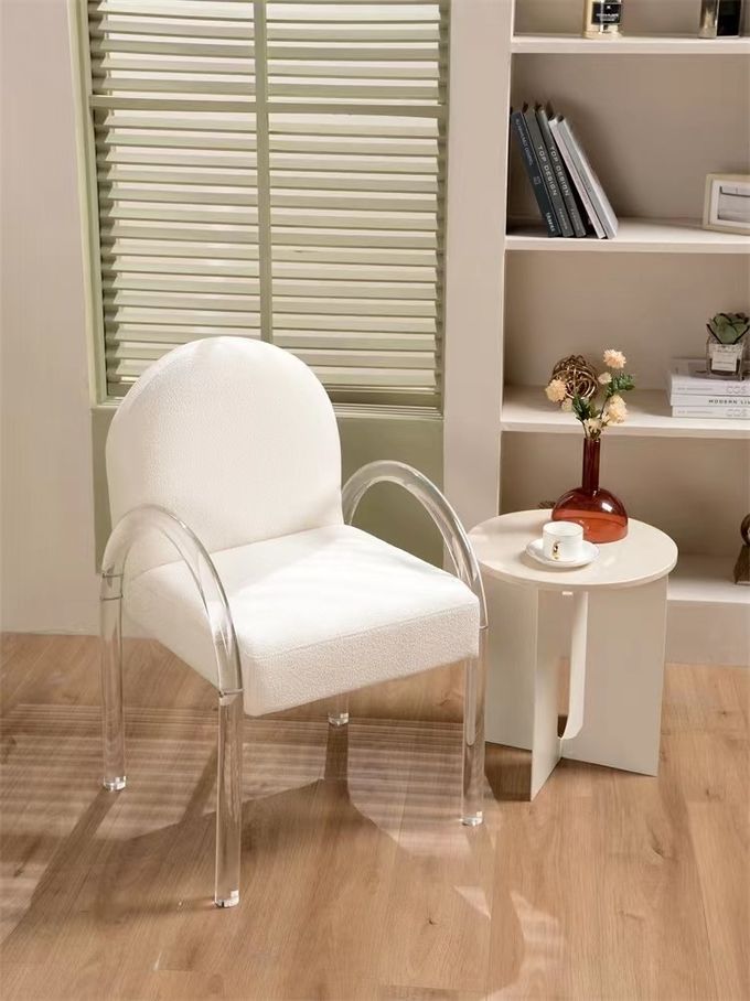 Decoración casera de lujo del comedor de la luz contemporánea de acrílico de la silla 2