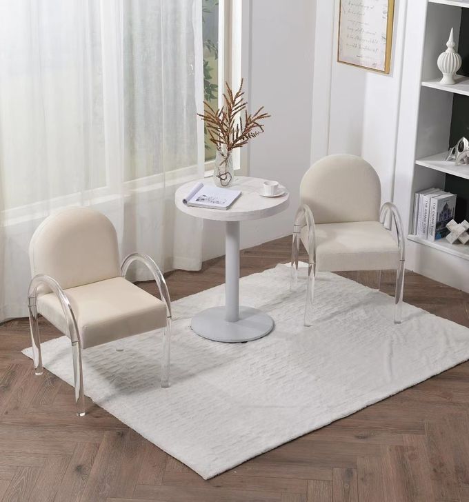 Decoración casera de lujo del comedor de la luz contemporánea de acrílico de la silla 0