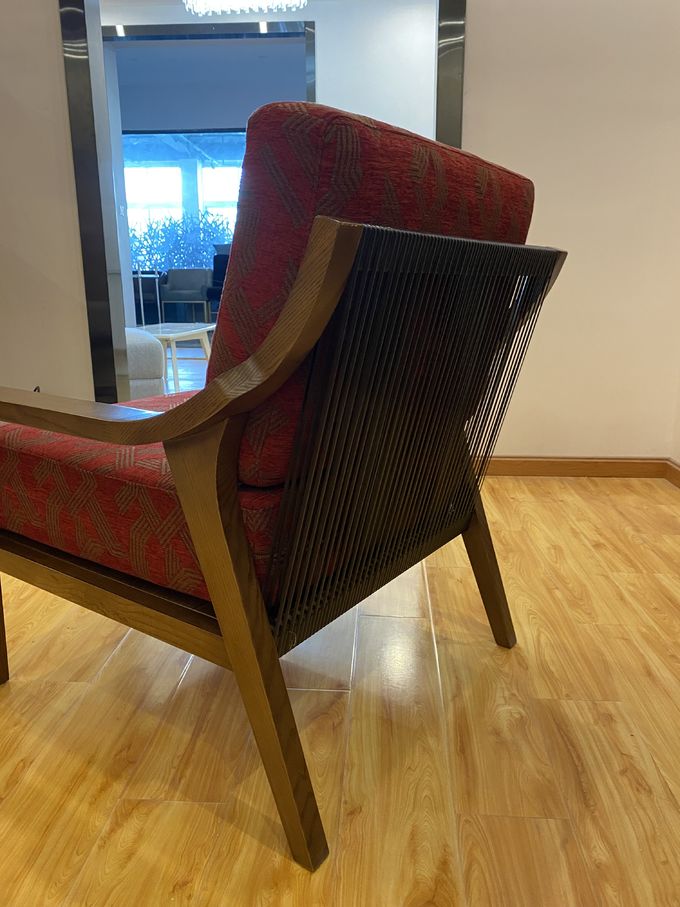 funiture cómodo de madera sólido del hotel del appartement del estilo moderno de la silla del longue 1