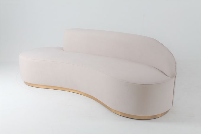 Diseño curvado sala de estar de Sofa Chair Recliner Italian Modern 3